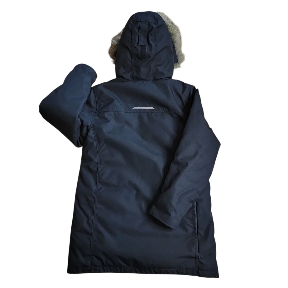 Carhartt Yukon Extreme Parka Faux Fur Detachable Hood Sz Medium 8-10  Black - Picture 6 of 10